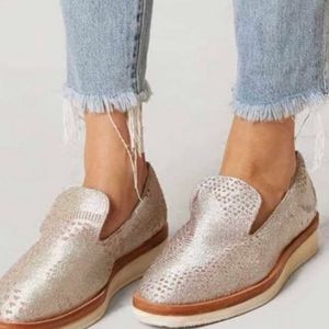 Free people shoes loafers size six 6